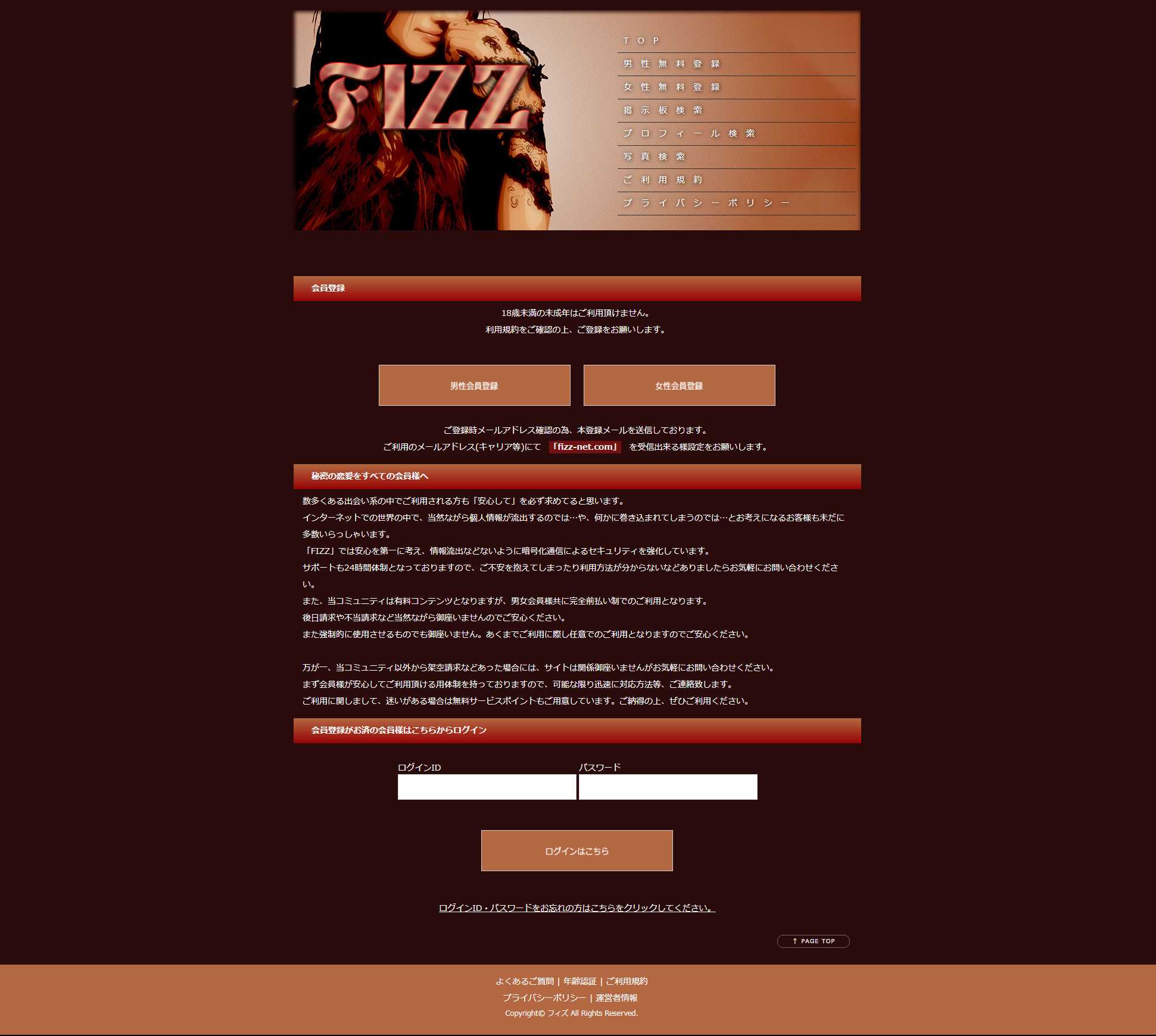 FIZZ(フィズ)のパソコン画像