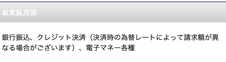 出会い WEB 決済種別