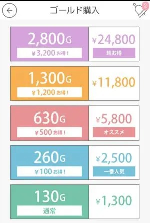 出会い アプリ niceone 料金体系