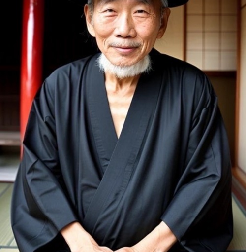 まんぷくの鑑定士と名乗る男性えんどうおきな