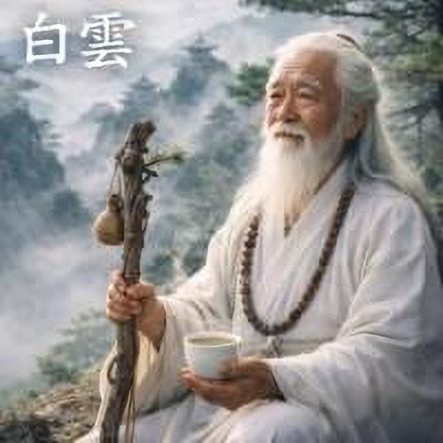 占里眼の鑑定師を名乗る男性白雲