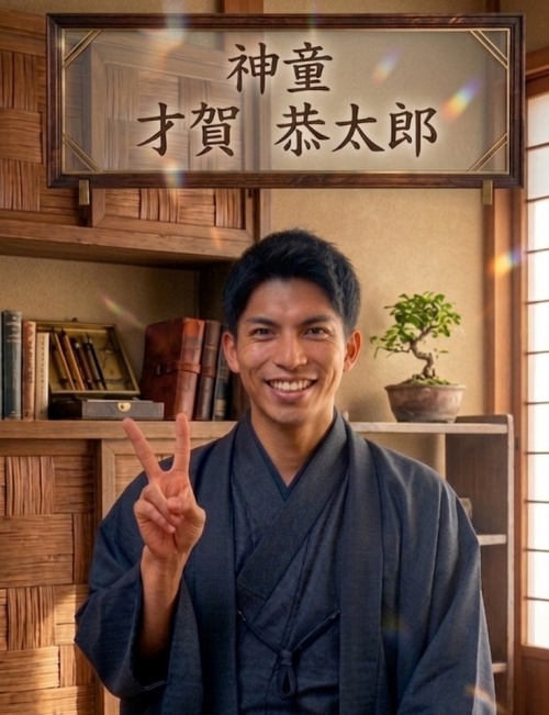 救いの手の鑑定師を名乗る男性才賀恭太郎
